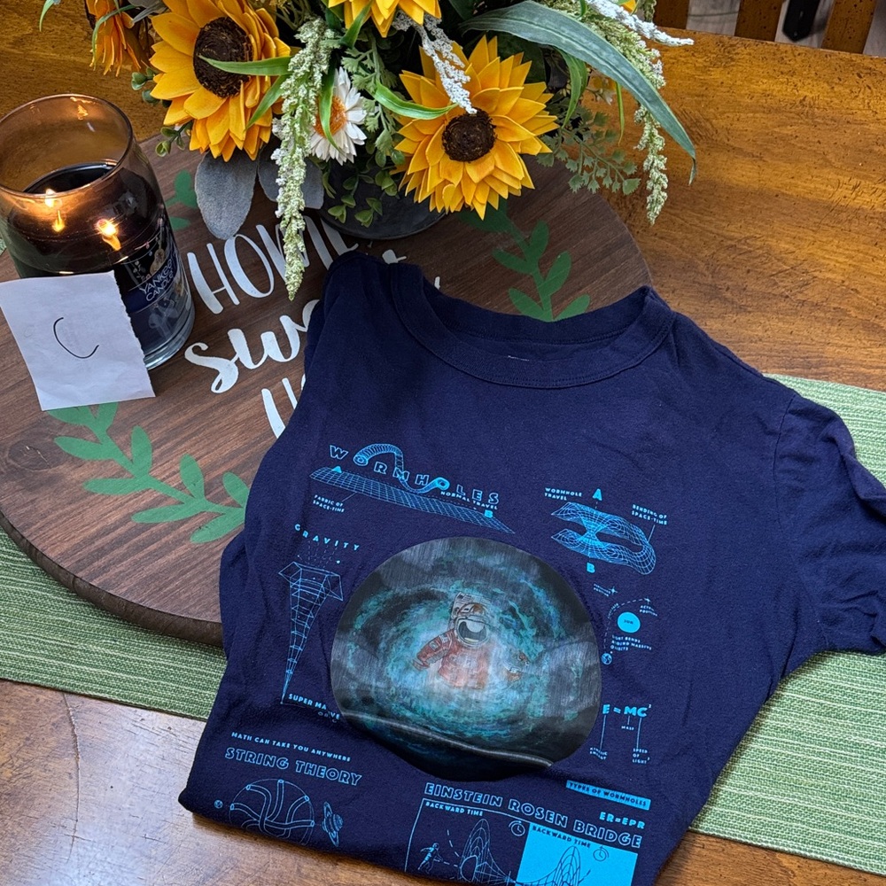 Old Navy Kids Navy Blue Cosmic Adventure Tee